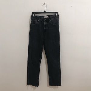 Madewell perfect summer jeans in black